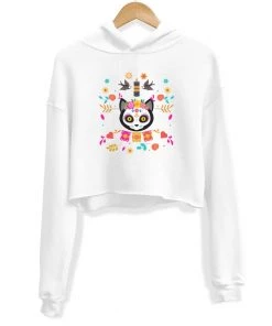 Arm The Animals Crop Hoodies Women's | Spirit Cat | Crop Hoodie