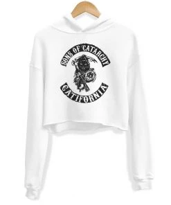 Arm The Animals Crop Hoodies Women's | Sons Of Catarchy | Crop Hoodie