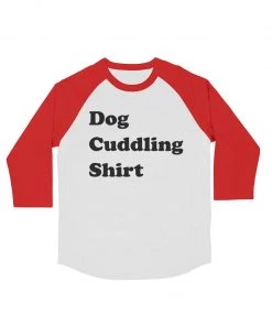 Arm The Animals Unisex | Dog Cuddling Shirt | 3/4 Sleeve Raglan 3/4 Sleeve Raglans