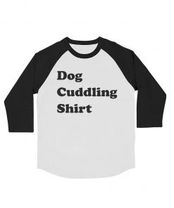 Arm The Animals Unisex | Dog Cuddling Shirt | 3/4 Sleeve Raglan 3/4 Sleeve Raglans