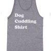 Arm The Animals Men's | Dog Cuddling Shirt | Tank Top