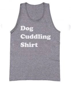 Arm The Animals Men's | Dog Cuddling Shirt | Tank Top