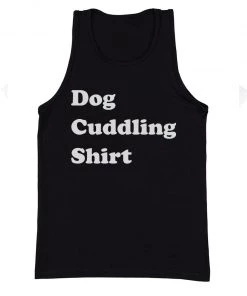 Arm The Animals Men's | Dog Cuddling Shirt | Tank Top