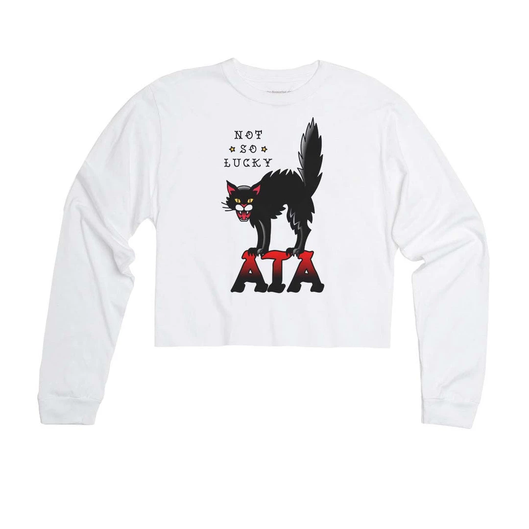 Arm The Animals Women's | Tattoo Black Cat | Cutie Long Sleeve