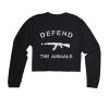 Arm The Animals Cut Crop Long Sleeves Women's | Defend The Animals | Cutie Long Sleeve