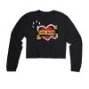 Arm The Animals Cut Crop Long Sleeves Women's | Tattoo Dog Mom | Cutie Long Sleeve