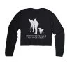 Arm The Animals Cut Crop Long Sleeves Women's | Dog Park Problems | Cutie Long Sleeve