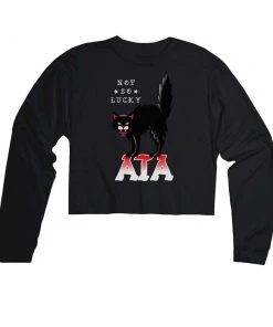 Arm The Animals Women's | Tattoo Black Cat | Cutie Long Sleeve