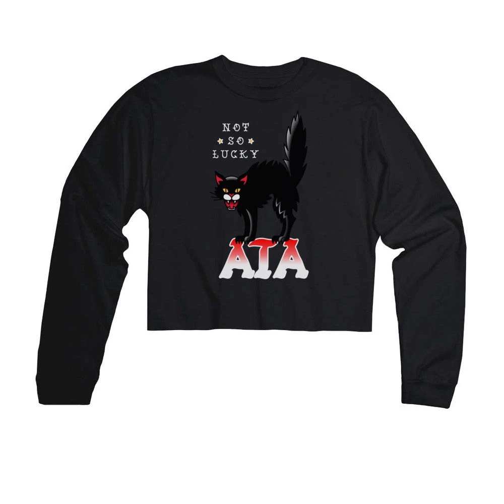 Arm The Animals Women's | Tattoo Black Cat | Cutie Long Sleeve