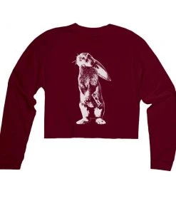 Arm The Animals Cut Crop Long Sleeves Women's | Bunshot | Cutie Long Sleeve