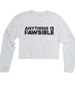 Arm The Animals Women's | Anything Is Pawsible | Cutie Long Sleeve