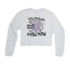 Arm The Animals Women's | Peow Peow | Cutie Long Sleeve Cut Crop Long Sleeves