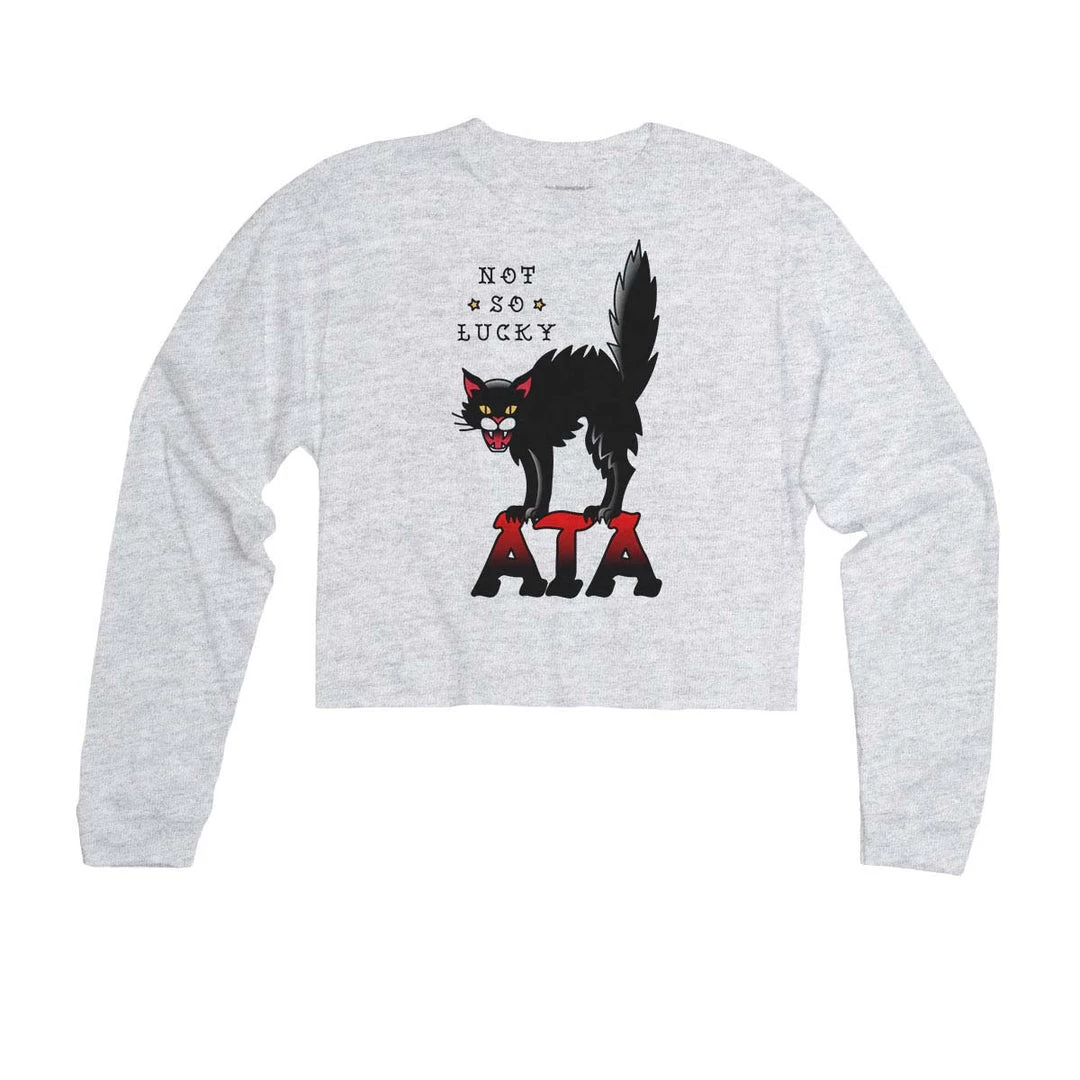 Arm The Animals Women's | Tattoo Black Cat | Cutie Long Sleeve