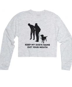 Arm The Animals Cut Crop Long Sleeves Women's | Dog Park Problems | Cutie Long Sleeve