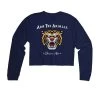 Arm The Animals Women's | Tattoo Tiger | Cutie Long Sleeve Cut Crop Long Sleeves