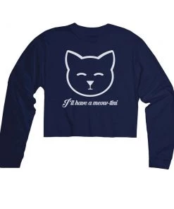 Arm The Animals Women's | Meow-Tini | Cutie Long Sleeve