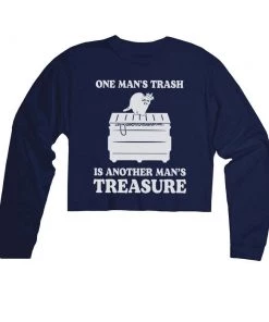 Arm The Animals Cut Crop Long Sleeves Women's | One Mans Trash | Cutie Long Sleeve