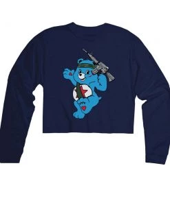 Arm The Animals Cut Crop Long Sleeves Women's | Bambo First Blood | Cutie Long Sleeve