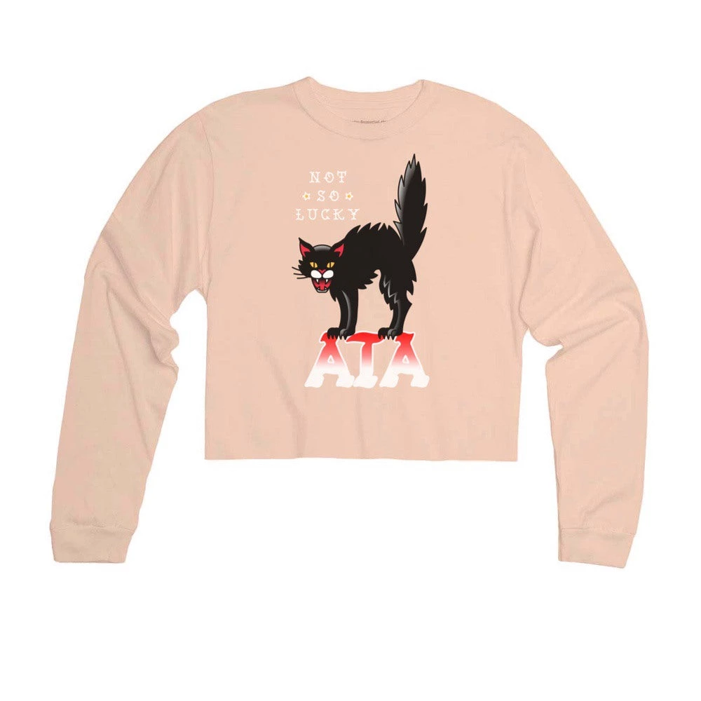 Arm The Animals Women's | Tattoo Black Cat | Cutie Long Sleeve