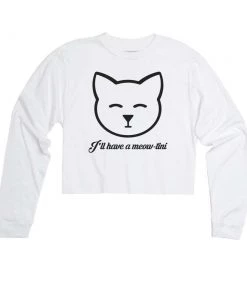 Arm The Animals Women's | Meow-Tini | Cutie Long Sleeve