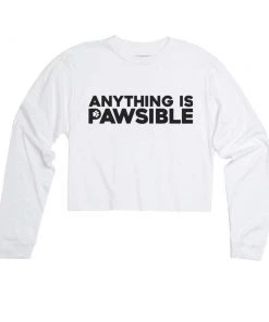 Arm The Animals Women's | Anything Is Pawsible | Cutie Long Sleeve