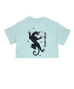 Arm The Animals Women's | Tattoo Black Panther | Cut Tee Cut Crop Tees