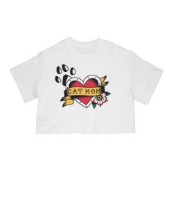 Arm The Animals Women's | Tattoo Cat Mom | Cut Tee
