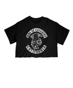 Arm The Animals Women's | Sons Of Catarchy | Cut Tee Cut Crop Tees