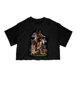 Arm The Animals Cut Crop Tees Women's | German Shepard | Cut Tee