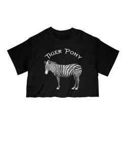 Arm The Animals Cut Crop Tees Women's | Tiger Pony | Cut Tee