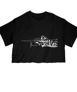 Arm The Animals Cut Crop Tees Women's | Scout Snipurr | Cut Tee