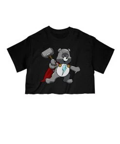 Arm The Animals Cut Crop Tees Women's | Bear Of Thunder | Cut Tee
