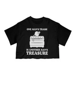 Arm The Animals Women's | One Mans Trash | Cut Tee Cut Crop Tees