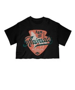 Arm The Animals Cut Crop Tees Women's | Howl | Cut Tee