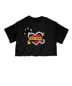 Arm The Animals Women's | Tattoo Cat Mom | Cut Tee