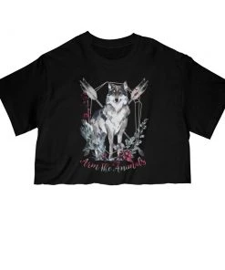Arm The Animals Cut Crop Tees Women's | Ridgeline Wolf | Cut Tee