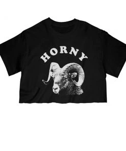 Arm The Animals Cut Crop Tees Women's | Horny Ram | Cut Tee