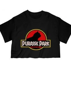 Arm The Animals Women's | Purassic Park | Cut Tee Cut Crop Tees