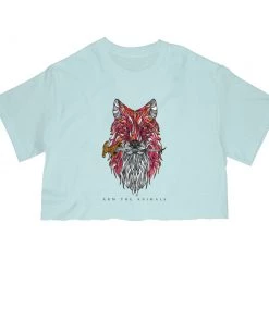 Arm The Animals Women's | Dagger Fox | Cut Tee Cut Crop Tees