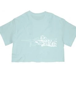 Arm The Animals Cut Crop Tees Women's | Scout Snipurr | Cut Tee