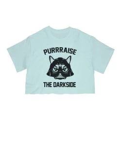 Arm The Animals Cut Crop Tees Women's | Purraise The Darkside | Cut Tee
