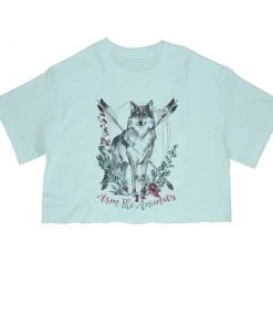 Arm The Animals Cut Crop Tees Women's | Ridgeline Wolf | Cut Tee
