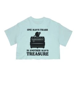 Arm The Animals Women's | One Mans Trash | Cut Tee Cut Crop Tees