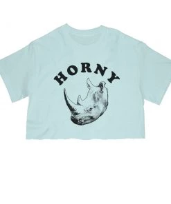 Arm The Animals Cut Crop Tees Women's | Horny Rhino | Cut Tee