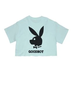 Arm The Animals Women's | Good Boy Bunny Club | Cut Tee Cut Crop Tees