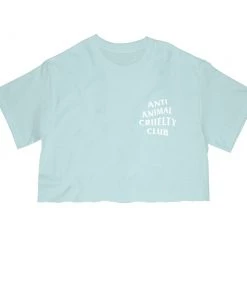 Arm The Animals Cut Crop Tees Women's | Anti Animal Cruelty Club | Cut Tee
