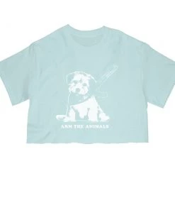 Arm The Animals Women's | G.I Doge | Cut Tee Cut Crop Tees