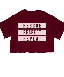 Arm The Animals Cut Crop Tees Women's | The 3 Rs | Cut Tee