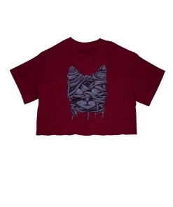 Arm The Animals Women's | Zombie Mummy Cat | Cut Tee Cut Crop Tees