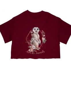 Arm The Animals Cut Crop Tees Women's | Ridgeline Meerkat | Cut Tee